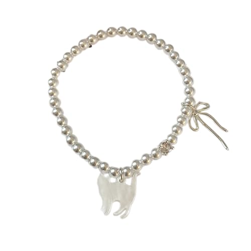 Stilvolles Stretch Armband Bowknot Charmalm Armband Katzen Anhänger Mode Handgelenk Schmuck Geschenk Für Modische Liebhaber Bowknot von Storage Bag