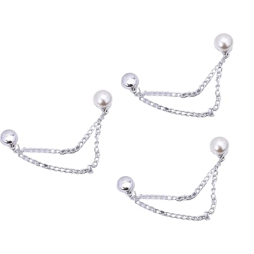 Storage Bag 3 PCs Multifunktionale Kleidungsklammern Abnehmbare Magnetnadeln Schöne Bären Magnetschnallen Schleifen Clips Mit Kette von Storage Bag