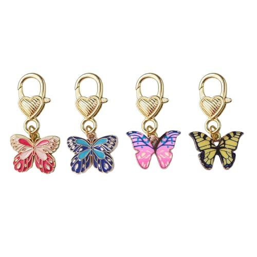 Storage Bag 4pcs Tragbare Schlüsselkette Anhänger Farbenfrohe Schmetterlingsgeformte Schlüsselbund Mode Keyrings Personalisiertes Telefon Charme Schmuck Keychin Für Mode Enthusiasten Storage Bag 4pcs Tragbare Schlüsselkette Anhänger Farbenfrohe Schmetterlingsgeformte Schlüsselbund Mode Keyrings Personalisiertes Telefon Charme Schmuck Keychin Für Mode Enthusiasten von Storage Bag