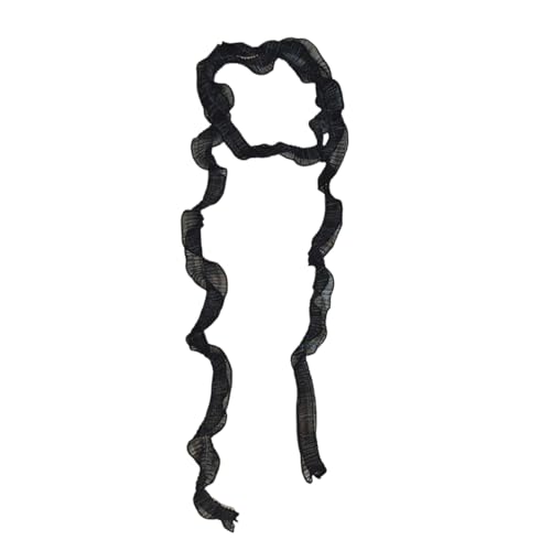 Storage Bag Chiffons Ribbon Schal Langer Schal Mit Gekräuselten Kanten Für Frauen Kleidung Accessoires Alle Matchiing Seidenschals Krakenbekleidung von Storage Bag