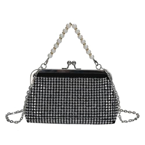 Storage Bag Crossbody Geldbörse Kleine Clutch Tasche Strasshandtasche Geldtasche Abendbeutel Kette Schulter Für Hochzeit Prom Party Club Handtasche Geldbörsen Für Frauen Tasche Und Handtaschen von Storage Bag