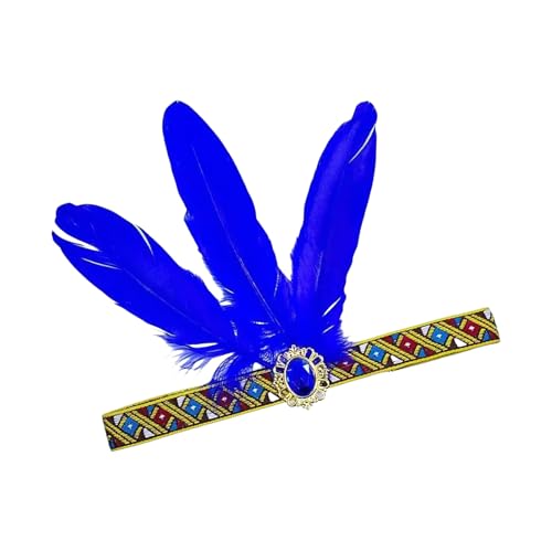 Storage Bag Federstadbänder Cosplay Handgefertigte Haarzubehör Für Frauen Maskerade Kopfbedeckung Mardi Gras Art Decors Musikfestival Kopfbedeckung von Storage Bag