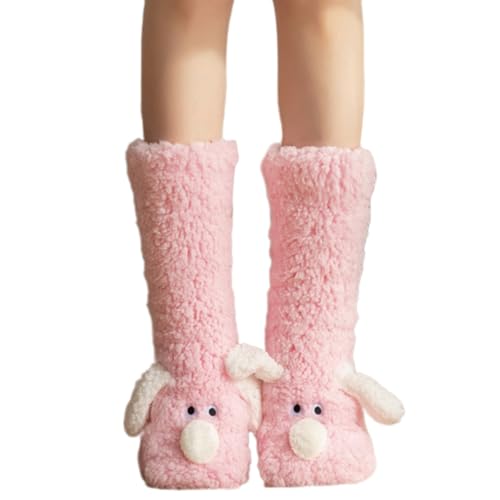 Storage Bag Frauen Welpen Hunde Ohren Schlafsocken Winter Heimatmutten Socken Beinwärmer Hausschuhe Mit Nicht Übergläubigen Grippers Slipper von Storage Bag