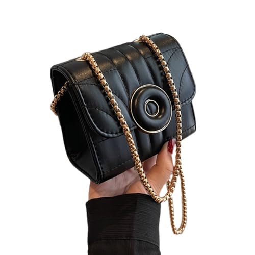 Storage Bag Gesteppte Crossbody Geldbörse Mit Kettenband Handtasche Handtasche Kettenklappen Umhängetasche Für Mädchen Dating Arbeit Täglich Gesteppte Crossbody Taschen Für Frauen Trendy von Storage Bag