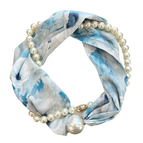 Storage Bag Hals Dekorative Satins Schal Für Frauen Magnetische Schnalle Perlen Kette Halskette von Storage Bag