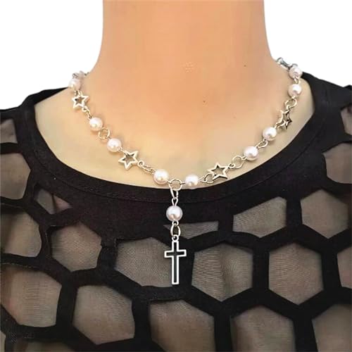 Storage Bag Handgefertigte Gotische Rosenkranz Halskette Einzigartiger Y2K Mode Retro Inspirierte Neckschains Schmuck Frauen Schlüsselbein Kette Charm Retro Inspirierte Halskette Storage Bag Handgefertigte Gotische Rosenkranz Halskette Einzigartiger Y2K Mode Retro Inspirierte Neckschains Schmuck Frauen Schlüsselbein Kette Charm Retro Inspirierte Halskette von Storage Bag