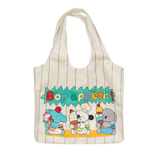 Handtasche Shopper Lässig Große Kapazität Cartoon Print Einkaufstasche Umhängetasche Für Frauen Girl Fashion Lady Geldbeutel Langlebiger Polyestermaterial von Storage Bag
