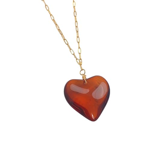 Storage Bag Herz Choker Halsketten Hals Schmuck Anhänger Halshöhe Legierungsmaterial Party Schmuck Anhänger Halsketten Für Mädchen Frau Halskette von Storage Bag