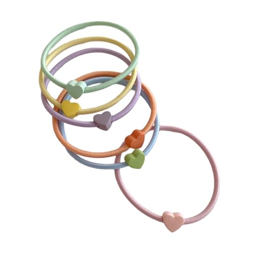 Storage Bag Herzhaar Scrunchies Für Frauen Haare Elastizier Ringe Ästhetische Krawatte Knackiger Pferdeschwanzhalter Frauen Accessoires von Storage Bag