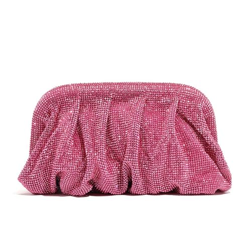 Storage Bag Lady Geldbörse Hochzeitsfeier Abendtasche Für Frauen Bankett Cocktail Umhängetaschen Falten Clutch Crossbody Tasche Abend Plisdern von Storage Bag