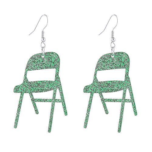 Storage Bag Modeklappstuhl Dangle Ohrringe Lustige Anhänger Halskette Kreativer Acryl Seltsame Ohrringe Halskette Party Schmuck Lustig Glitzer Klappstuhl Für Frauen Kreativ Modell Acryl Einzigartig von Storage Bag