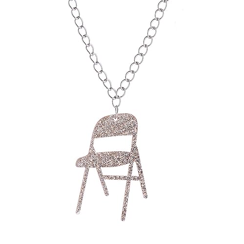 Storage Bag Modeklappstuhl Dangle Ohrringe Lustige Anhänger Halskette Kreativer Acryl Seltsame Ohrringe Halskette Party Schmuck Lustig Glitzer Klappstuhl Für Frauen Kreativ Modell Acryl Einzigartig von Storage Bag