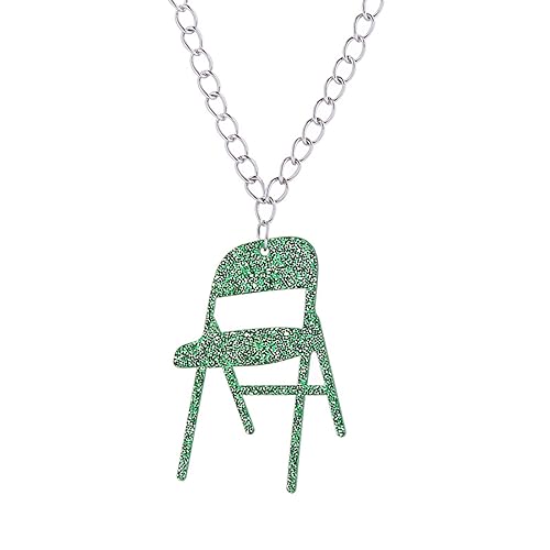 Storage Bag Modeklappstuhl Dangle Ohrringe Lustige Anhänger Halskette Kreativer Acryl Seltsame Ohrringe Halskette Party Schmuck Lustig Glitzer Klappstuhl Für Frauen Kreativ Modell Acryl Einzigartig von Storage Bag