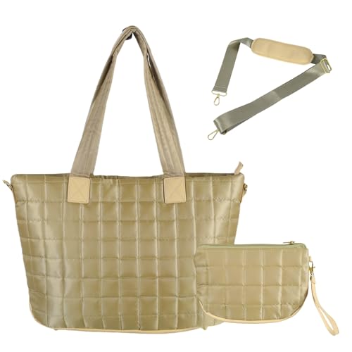 Storage Bag Multi Pocket Pufferbeutel Mit Organisationsfächer Umhängetasche Handtasche Zum Täglichen Gebrauch Und Reisen Bequemlichkeitsschulter Baumwolle von Storage Bag