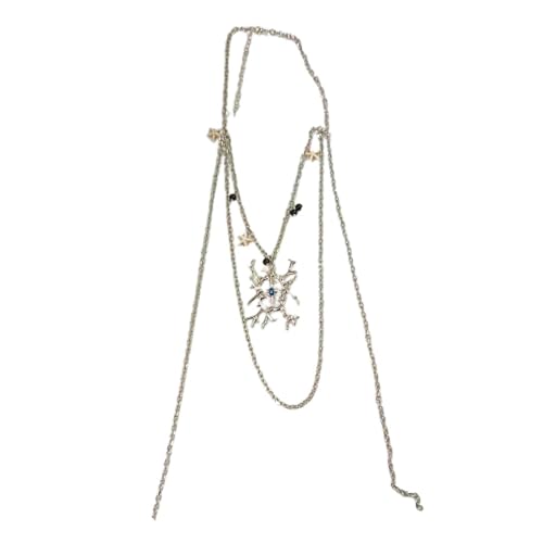 Storage Bag Ozean Herz Anhänger Halskette Stylische Anhänger Halskette Einzigartige Nackenschmuck Verstellbare Länge Für Männer Und Frauen Vielseitig Unisex von Storage Bag