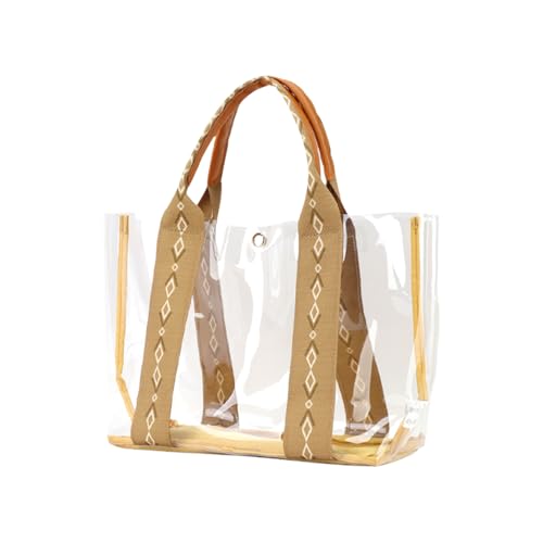 Storage Bag Praktische Transparente PVC Umhängetasche Für Den Schnellen Zugang Zu Gegenständen Casual Averarm Geldbeutel Handtasche Für Mehrere Anlässe Fitnessstudio Und Fitnessbeutel von Storage Bag