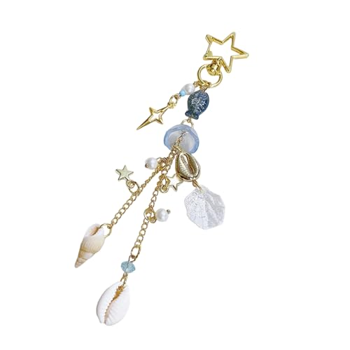 Storage Bag Quallen Seesterne Fisch Perlener Schlüsselbund Charme Für Mobile Und Kameraszubehör Trendy Telefonzubehör Für Frauen Ozeal Thema Schmuck Geschenk von Storage Bag