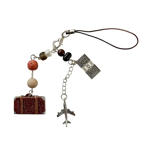 Storage Bag Retro Designs Legierungsflugzeug Anhänger Mobile Kette Leichtes Und Robustes Keyrings Für Tägliche Pendel Oder Reisefeier Modezubehör von Storage Bag