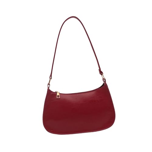 Storage Bag Retro PU Lederumhängetasche Für Frauen Weiche Und Stilvolle Handtasche Lässige Achselbaus Für Datteln Und Einkaufen Tägliche Handtasche von Storage Bag