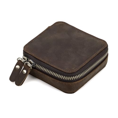 Storage Bag Schmuckschachtel Hüllen Echte Lederbeutel Tasche Cowhides Schmuck Reisetaschen Langlebige Uhr Staubschutzgehäuse Frauen Mädchen Schwarze Ornament von Storage Bag