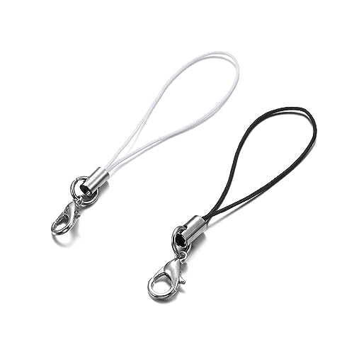 Storage Bag Set Von 2 Dauerhaften Telefon Lanyard Nylon Telefon Charme Carabiner Handgelenk Lanyard Für MP4 Spieler Und Projekte Carabiner Handgelenk Geeignet von Storage Bag