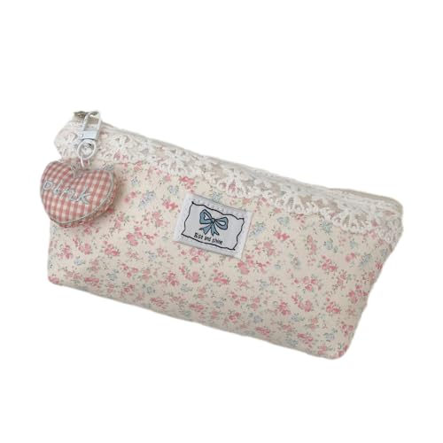 Storage Bag Spitze Blumenstiftbeutel Hülle Große Kapazität Stiftschule Vorräte Für Studentenhalter Spitzenblumenbox von Storage Bag