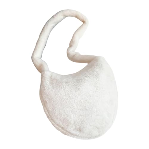 Storage Bag Stilvolle Liebe Handtasche Für Frauen Weiche Und Langlebige Plüsch Umhängetaschen Crossbody Geldbörse Mit Großen Speicherfläche Frauen Umhängetaschen von Storage Bag