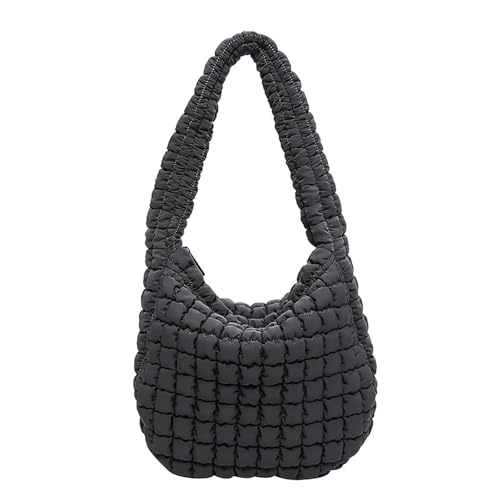 Storage Bag Stilvoller Großer Gesteppter Unterarmtasche Weiche Puffer Schulter Casual Achselhahn Handtasche Für Arbeit Und Freizeitpuffer Geldbeutel von Storage Bag