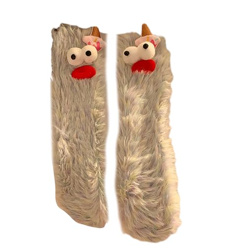 Süße Cartoon Doll Crew Socken Frauen Dicker Fuzzy Gemütliche Slipper Socken Warmes Weiches Winter Plüsch Home Schlafgeschenke Frauen Fuzzy Non Slip Grippers Velvets Booties Süße Cartoon Doll Crew Socken Frauen Dicker Fuzzy Gemütliche Slipper Socken Warmes Weiches Winter Plüsch Home Schlafgeschenke Frauen Fuzzy Non Slip Grippers Velvets Booties von Storage Bag