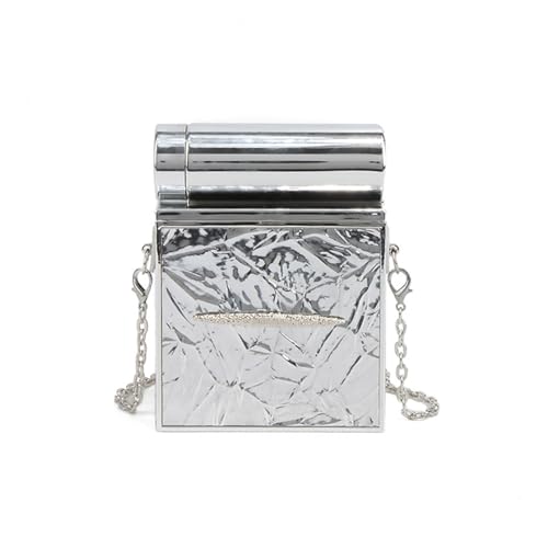 Storage Bag Tragbare Stilvolle Acrylketten Messenger Tasche Telefon Aufbewahrung Umhängetaschen Aufenthalts Organisiert Stil Von Frauen Mädchen Einzigartige Phone Modische Acrylkette Trend von Storage Bag