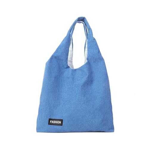 Storage Bag Trendy Canvas Einkaufstasche Große Kapazität Schulterhandtasche Für Arbeitsschule Reise Und Einkaufen Von Leinwand Handtasche Organizer von Storage Bag