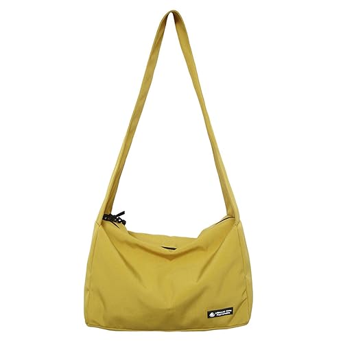 Storage Bag Trendy Crossbody Tasche Für Frauen Männer Leichte Nylon Umhängetaschen Mit Verstellbarem Riemen Perfekt Für Schule Und Reisen Frauen Schlinge Schwarz von Storage Bag