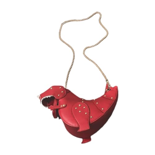 Storage Bag Trendy Dinosaurier Crossbody Tasche Spaß Und Funktionale PU Schulter Geldbörse Für Mädchen Und Frauen Trendy von Storage Bag