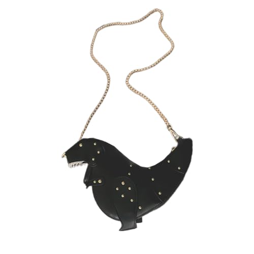 Storage Bag Trendy Dinosaurier Crossbody Tasche Spaß Und Funktionale PU Schulter Geldbörse Für Mädchen Und Frauen Trendy von Storage Bag