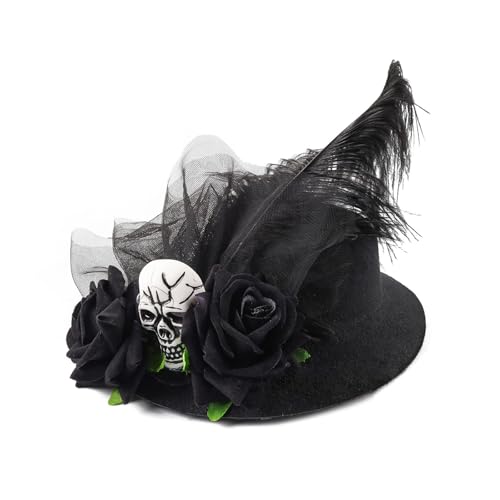 Storage Bag Verstellbarer Haarclip Hexenhut Barrettes Bequeme Cosplay Haarschleifteilclip Für Halloween Kostümpartys Rollenspiele Barrettes von Storage Bag