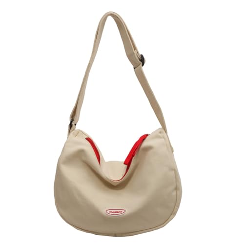 Stylish Canvas Crossbody Bag Vielseitige Und Dauerhafte Shoudler Tasche Trendy Messenger Knödel Leichtes Gewicht Für Frauen Girls Nylon Dumpling Täglicher Gebrauch Bequemer Und Modischer Schul von Storage Bag