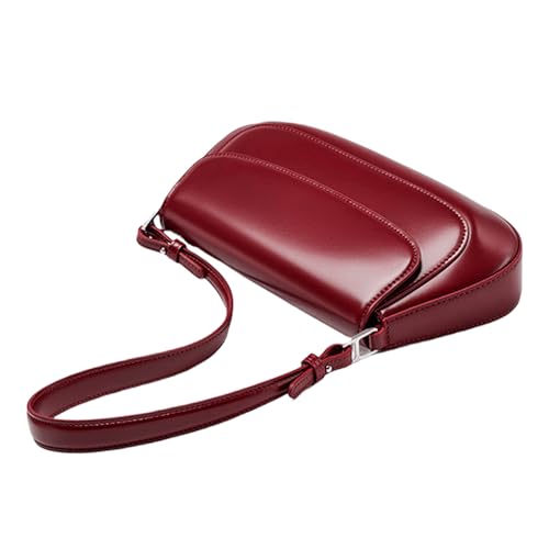 Stylish Damen Faux Leder Umhängetasche Mit Verstellbarem Riemen Für Essentielle Modische Unterbrechung Crossbody Handtasche Casual Shopping Handtasche von Storage Bag