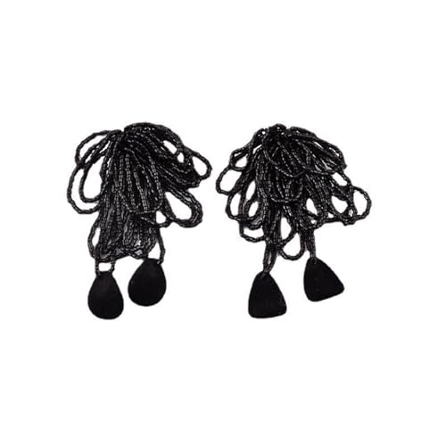 Süßer Böhmischer Ohr Drop Blütenblatt Anhänger Dangle Ohrringe Schmuck Unisex Long Quasten Ohrkleidung Accessoire Handgefertigtes Geschenk Stilvolle Ohrohroelensteer von Storage Bag
