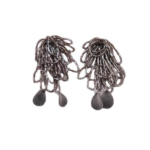Süßer Böhmischer Ohr Drop Blütenblatt Anhänger Dangle Ohrringe Schmuck Unisex Long Quasten Ohrkleidung Accessoire Handgefertigtes Geschenk Stilvolle Ohrohroelensteer von Storage Bag