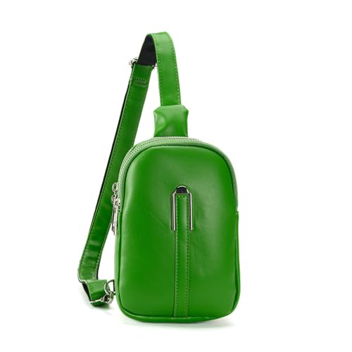 Tasche Für Frauen Crossbody Bag Brust Beutel PU Leder Schulter Kleines Freizeitpack Für Reiseschule Und Arbeit Geeignetes Reisen Und Einkaufen von Storage Bag