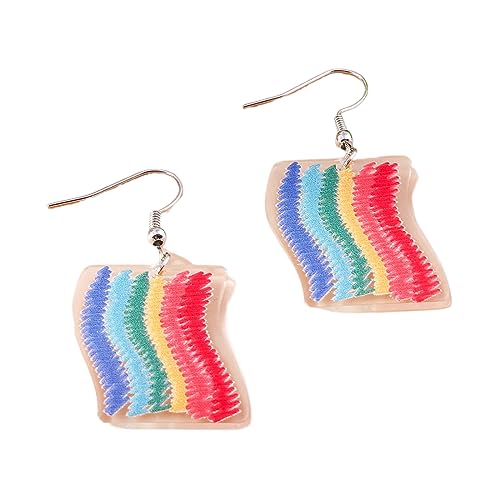 Trendy Acrylohrohrringe Mode Ohrverhinderungen Süßes Charme Ohrbekleidung Für Alltägliche Outfits Und Festliche Feierlichkeiten Vielseitiges Accessoire Für Alle Outfits von Storage Bag