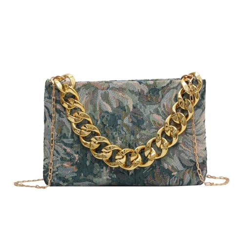 Umhängetasche Retro Stil Für Modische Frauen Auffällige Fang Und Trendige Umhängetaschen Minimalisten Design Square Crossbody Retro Stylish Quadratisch Geformte Minimalisten Design Handtasche von Storage Bag