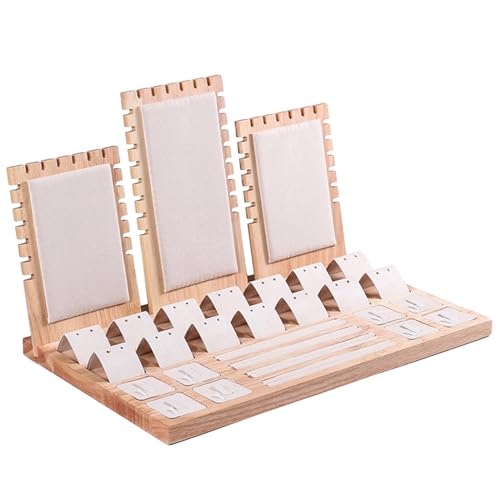 Vielseitiger Schmuckstück Showcase Tablett Bequemer Schmuckhalter Staubdes Designs Ohrringe Halsketten Armbänder Organizer Collector Box von Storage Bag