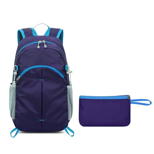Storage Bag Wanderrucksack Für Frauen Mann Nylon Rucksäcke Schülerschule Rucksack Große Kapazität Reisen Faltbare Großkapazität Für Frauen Mann Lässige Daypacks Outdoor Foldable von Storage Bag