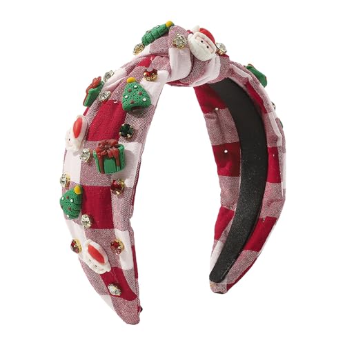 Weihnachten Thema Stirnband Für Frauen Mädchen Nicht Schlupf Knoten Turban Stirnband Make Up Haarthoop Zauberkarner Haare Haar Hoop Weihnachten Frauen von Storage Bag