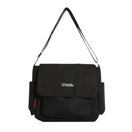 Women Casual Recond Bag Student College School Crossbody Bag Female Freizeit Große Kapazität Messenger Bags Messenger Taschen Für Frauen Trendy Trendy von Storage Bag