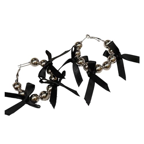 Y2k Bowknot Herzohrring Niedliche Fransenstecker Ohrring Für Frauen Punk Gothic Star Pendelly Schmuck Süße Oramentstar Frauen Statement Ohrringe Ohrringe von Storage Bag