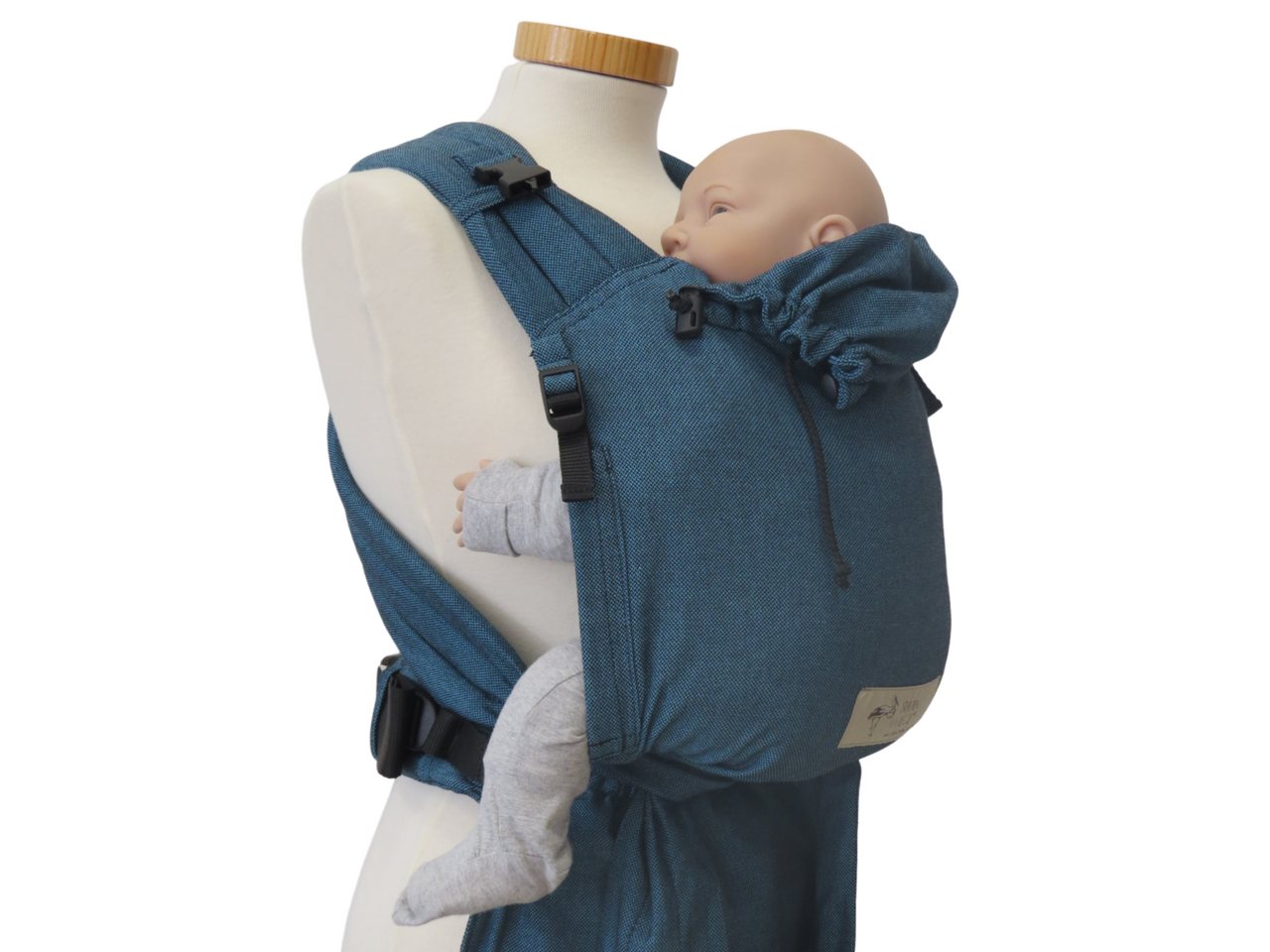 Storchenwiege Babytrage Storchenwiege Babytrage mit gepolsterten Trägern, für Babys ab Geburt von Storchenwiege