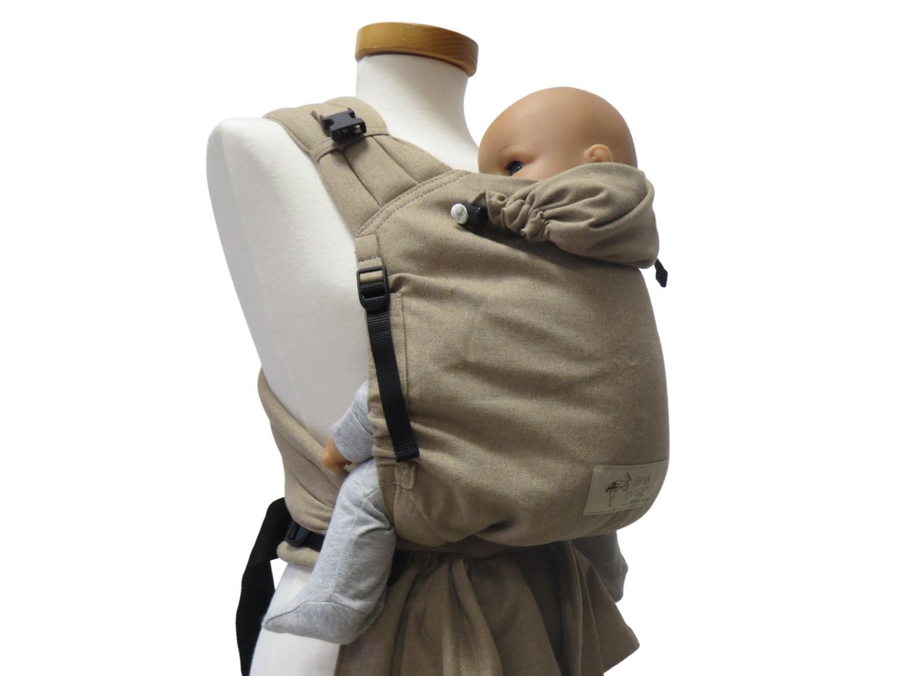 Storchenwiege Babytrage Storchenwiege Babytrage mit gepolsterten Trägern, für Babys ab Geburt von Storchenwiege