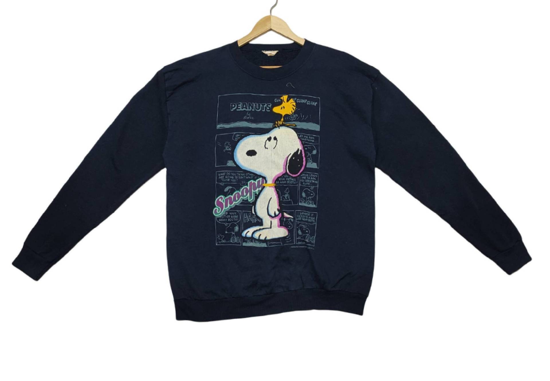 Vintage 80Er Jahre Snoopy Peanut Sweatshirt Pullover Medium Männer Größe von StoreAmerican